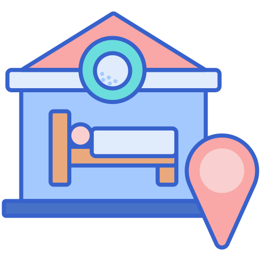 Accommodation icon - resort stay