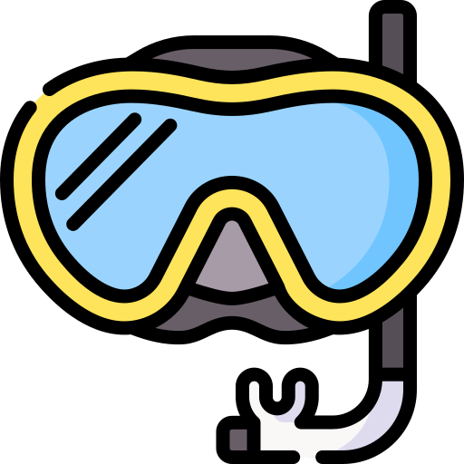 Snorkelling mask icon