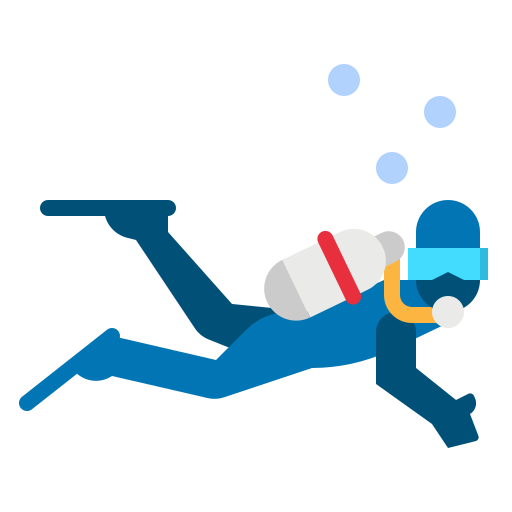 Scuba diving icon
